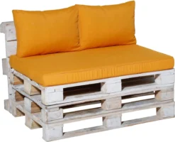 Ensemble De Coussin Madison Jaune Pour Ensemble De Salon Ensemble De Coussin De Palette 3 Pièces 120x80cm