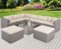 Casaria Polyrattan Lounge Set XXL Coussins Table Plateau En Verre Mobilier De Jardin Crème 15 Casaria Polyrattan Lounge Set XXL Coussins Table Plateau En Verre Mobilier De Jardin Crème -Jardin Meubles Magasin 1200x970 15