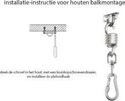 Hamac De Luxe , Sac De Boxe, Système De Suspension De Balançoire HEAVY DUTY ! Jusqu'à 450KG Pour Le BOIS Et Le BÉTON, Le PLAFOND Et Le MUR -Jardin Meubles Magasin 1200x970 2