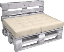 Beautissu Elements - Set De Coussins Palette - 1x Coussin D'Assise 120x80 Cm & 1x Coussin De Dossier 120x40 Cm - Nature -Jardin Meubles Magasin 1200x970 8