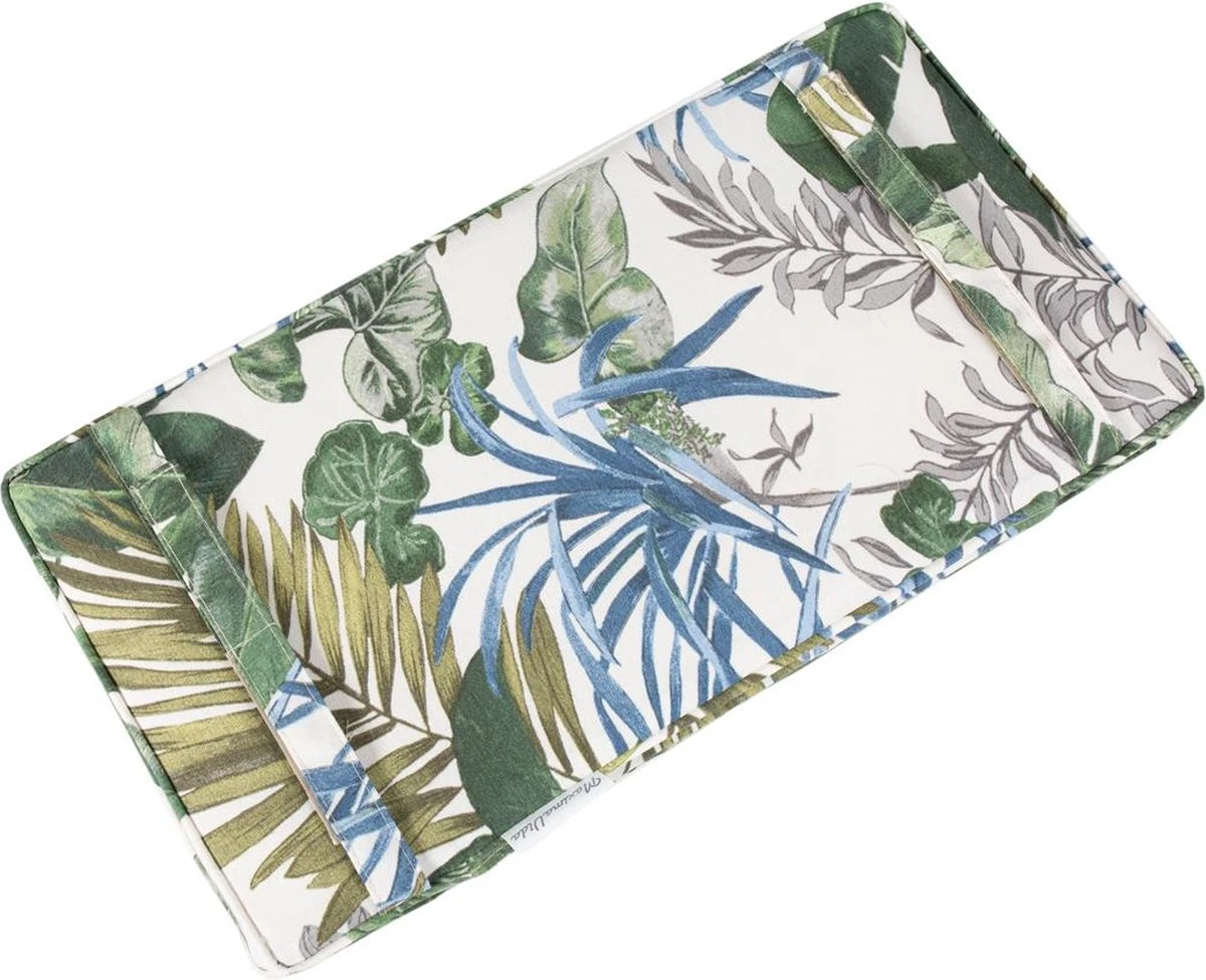 MaximaVida Kussen De Table De Pique-nique Bliss 55 X 27,5 X 5 Cm - Hydrofuge - 2 Pièces 2 MaximaVida Kussen De Table De Pique-nique Bliss 55 X 27,5 X 5 Cm - Hydrofuge - 2 Pièces – Image 2