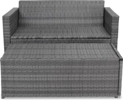 Ensemble De Jardin Polyrotin Modulable Combinaison Canapé 2 Places Repose-pieds Coussins Lounge De Jardin -Jardin Meubles Magasin 1200x975 4