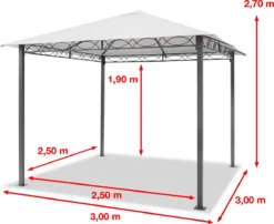 Pavillon De Jardin 3x3 M 280 G / M² Bâche De Toit étanche Pavillon Premium Avec 4 Parois Latérales Tente De Jardin En Tente De Fête Crème 23 Pavillon De Jardin 3x3 M 280 G / M² Bâche De Toit étanche Pavillon Premium Avec 4 Parois Latérales Tente De Jardin En Tente De Fête Crème -Jardin Meubles Magasin 1200x979 1