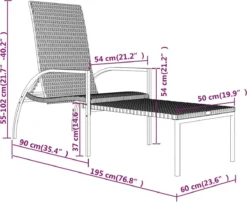 Chaises Longues Premium - Chaises Longues 2 Pcs Avec Repose-pieds Polyéthylène Rotin Marron - Lit - Chambre 17 Chaises Longues Premium - Chaises Longues 2 Pcs Avec Repose-pieds Polyéthylène Rotin Marron - Lit - Chambre -Jardin Meubles Magasin 1200x979 3