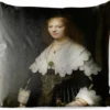 Coussins D'extérieur - Jardin - Portrait De Maria Trip - Peinture De Rembrandt Van Rijn - 50x50 Cm