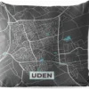 Coussin D'extérieur Weatherproof - Plan D'étage - Uden - Grijs - Blauw - 50x50 Cm