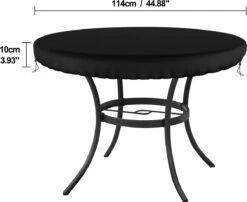 Rond, Plateau De Table De Terrasse, Housse De Salon De Jardin Outdoor , Nappe Ronde Ajustée, Nappe Imperméable, Nappe Lavable Pour Usage Extérieur/intérieur, Diamètre 114 Cm, Noir 10 Rond, Plateau De Table De Terrasse, Housse De Salon De Jardin Outdoor , Nappe Ronde Ajustée, Nappe Imperméable, Nappe Lavable Pour Usage Extérieur/intérieur, Diamètre 114 Cm, Noir -Jardin Meubles Magasin 1200x979 59
