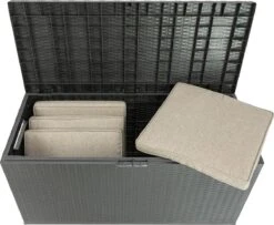 Boîte De Rangement à Coussins Maxx Pour Coussin Rotin 350L 120 X 52 X 60 Cm Anthracite -Jardin Meubles Magasin 1200x984 15