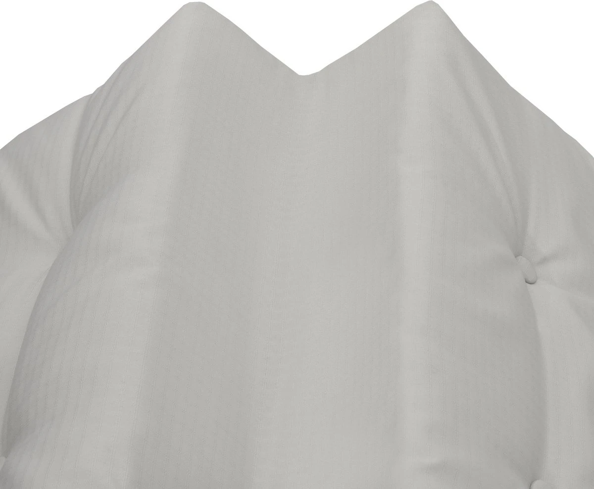 Beautissu Elements - Set De Coussins Palette - 1x Coussin D'Assise 120x80 Cm & 1x Coussin De Dossier 120x40 Cm - Grijs Clair 4 Beautissu Elements - Set De Coussins Palette - 1x Coussin D'Assise 120x80 Cm & 1x Coussin De Dossier 120x40 Cm - Grijs Clair – Image 4