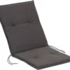 Madison Coussin De Chaise De Jardin Dossier Bas 85x40cm Kansington Anthracite