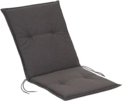 Madison Coussin De Chaise De Jardin Dossier Bas 85x40cm Kansington Anthracite