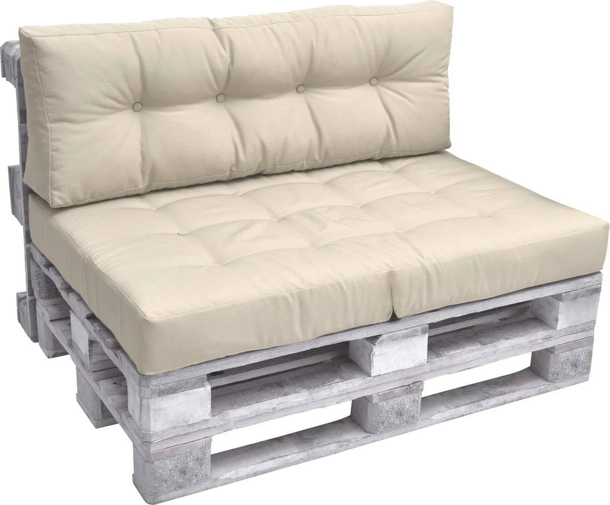 Beautissu De Palette Beautissu Eco Elements - Coussin De Dossier 120x40x15 Cm Pour Canapé-palette - Kussen Nature - Coussins De Palette En Qualité Coussin De Matelas 1 Beautissu De Palette Beautissu Eco Elements - Coussin De Dossier 120x40x15 Cm Pour Canapé-palette - Kussen Nature - Coussins De Palette En Qualité Coussin De Matelas