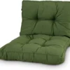 Madison - Coussin De Salon - Coussin De Jardin - Coussin D'assise - Coussin De Dossier - 2 Pièces - 60cm X 60cm - Florance Green - Edition Limited