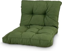 Madison - Coussin De Salon - Coussin De Jardin - Coussin D'assise - Coussin De Dossier - 2 Pièces - 60cm X 60cm - Florance Green - Edition Limited