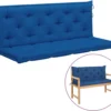 Prolenta Premium - Rocking Chair - Coussin Pour Rocking Chair 150 Cm Tissu Bleu - Blauw - Balançoire