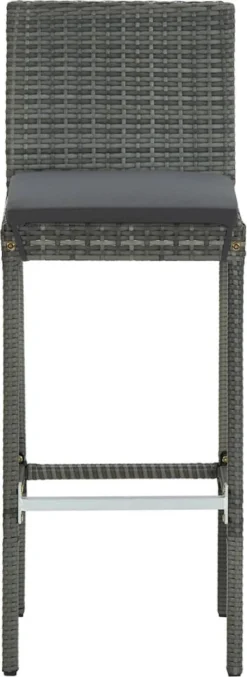 Ensemble De Bar De Jardin Premium - Ensemble De Bar De Jardin 5 Pièces Avec Coussins Gris 18 Ensemble De Bar De Jardin Premium - Ensemble De Bar De Jardin 5 Pièces Avec Coussins Gris -Jardin Meubles Magasin 438x1200 5