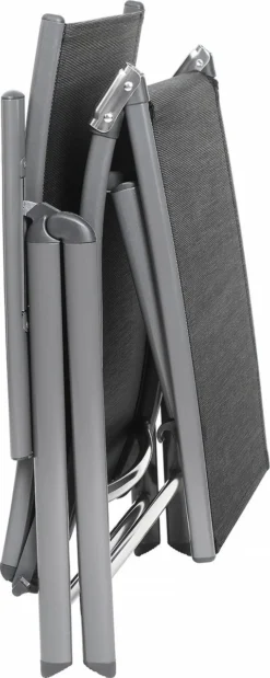 Chaise Longue Pliante Signature Home - Chaise Longue Avec Matelas De 6 Cm D'épaisseur - Kussen Amovible - En Aluminium Inoxydable - Respirant - Confortable - Réglable - Chargeable Jusqu'à 150 Kg - Noir -Jardin Meubles Magasin 479x1200
