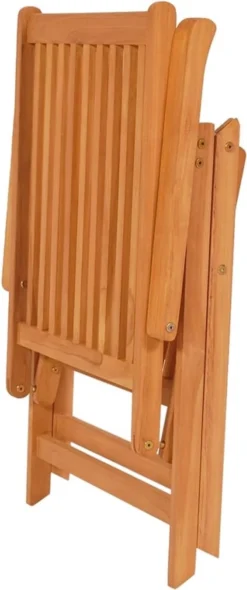 Furniture Limited - Chaises De Jardin 8 Pcs Réglables Avec Coussins En Teck Massif -Jardin Meubles Magasin 502x1200