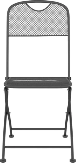 Furniture Limited - Chaises De Jardin Pliables 2 Pcs Grillage Métallique Anthracite -Jardin Meubles Magasin 565x1200 1