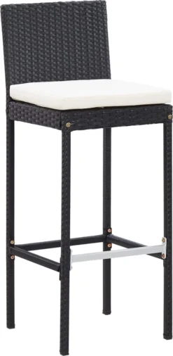 Prolenta Premium - Ensemble De Bar De Jardin 5 Pièces Poly Rotin Et Bois D'acacia Noir 16 Prolenta Premium - Ensemble De Bar De Jardin 5 Pièces Poly Rotin Et Bois D'acacia Noir -Jardin Meubles Magasin 586x1200