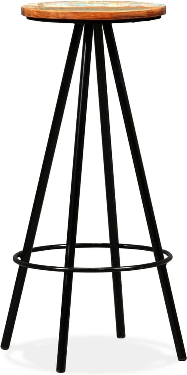 Prolenta Premium - Ensemble De Bar 7 Pièces En Bois D'acacia Massif Et Bois Recyclé 4 Prolenta Premium - Ensemble De Bar 7 Pièces En Bois D'acacia Massif Et Bois Recyclé – Image 4