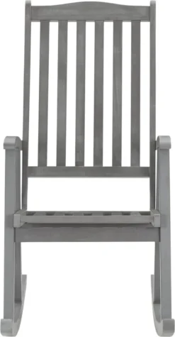 Prolenta Premium - Chaise à Bascule - Chaise à Bascule Avec Coussins En Bois D'acacia Massif Gris - Grijs - Balançoire -Jardin Meubles Magasin 624x1200