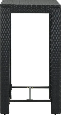 Ensemble De Bar De Jardin Premium - Ensemble De Bar De Jardin 5 Pièces Avec Coussins Poly Rotin Noir 12 Ensemble De Bar De Jardin Premium - Ensemble De Bar De Jardin 5 Pièces Avec Coussins Poly Rotin Noir -Jardin Meubles Magasin 641x1200