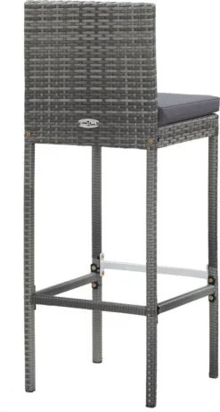 Ensemble De Bar De Jardin Premium - Ensemble De Bar De Jardin 5 Pièces Poly Rotin Et Bois D'acacia Gris 20 Ensemble De Bar De Jardin Premium - Ensemble De Bar De Jardin 5 Pièces Poly Rotin Et Bois D'acacia Gris -Jardin Meubles Magasin 642x1200 3