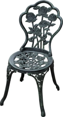 Outsunny Ensemble Bistro 3 Pièces Ensemble De Balcon Meubles De Jardin Balcon Fonte D'aluminium Vert Antique 01-0795 -Jardin Meubles Magasin 651x1200 1