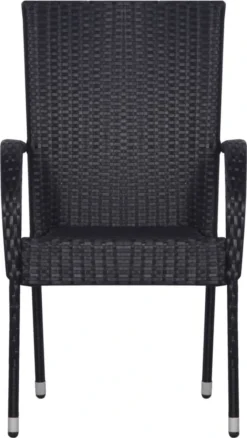 La Dolce Vita - Salon De Jardin 9 Pièces - Salon De Terrasse - Salon De Jardin Avec Chaises Et Table - Salon De Plein Air Noir -Jardin Meubles Magasin 676x1200 1