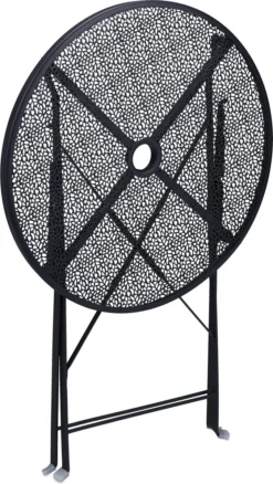Relaxdays Table De Balcon Pliante - Table D'appoint De Jardin - Table De Jardin Ronde - Table Bistrot - Noir 19 Relaxdays Table De Balcon Pliante - Table D'appoint De Jardin - Table De Jardin Ronde - Table Bistrot - Noir -Jardin Meubles Magasin 676x1200
