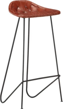 Prolenta Premium - Ensemble De Bar 5 Pièces En Bois De Sesham Massif Et Cuir Véritable -Jardin Meubles Magasin 700x1200 7