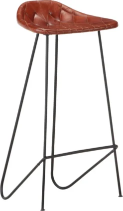 Prolenta Premium - Ensemble De Bar 7 Pièces En Bois De Sesham Massif Et Cuir Véritable -Jardin Meubles Magasin 700x1200 8