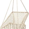 Coast Chaise Suspendue Macramé Chaise Suspendue Chaise Suspendue Chaise Berçante 120 Kg Capacité De Charge