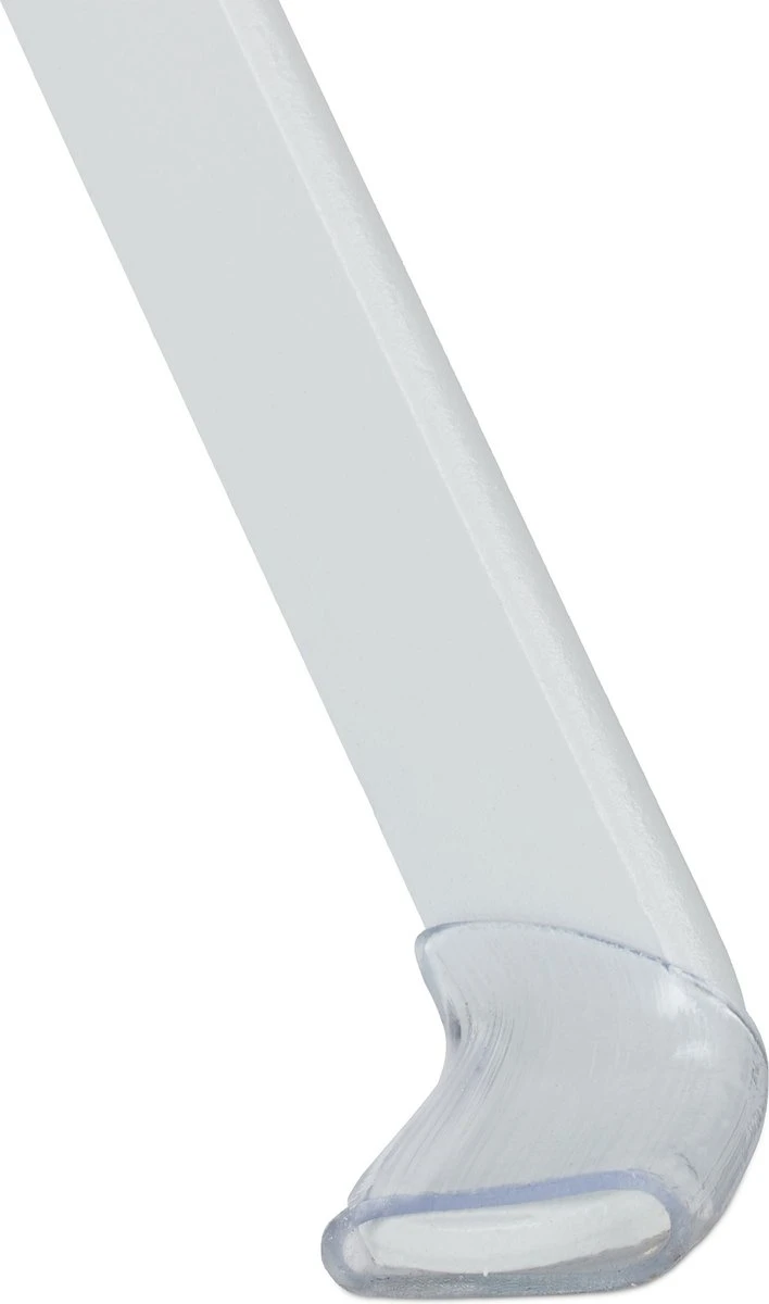 Table De Balcon Relaxdays En Métal - Table De Jardin Pliante - Table De Bistrot Blanche - Table Pliante Ronde 3 Table De Balcon Relaxdays En Métal - Table De Jardin Pliante - Table De Bistrot Blanche - Table Pliante Ronde – Image 3