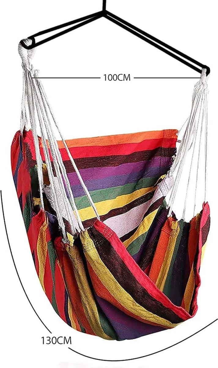 Chaise Hamac, Intérieur Et Extérieur, Chaise Suspendue, Pour Enfants, Chaise Suspendue, Jardin, Chaise Suspendue, Jusqu'à 150 Kg, Lavable, Pour Salon, Chambre, Terrasse 7 Chaise Hamac, Intérieur Et Extérieur, Chaise Suspendue, Pour Enfants, Chaise Suspendue, Jardin, Chaise Suspendue, Jusqu'à 150 Kg, Lavable, Pour Salon, Chambre, Terrasse – Image 7