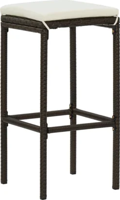 Prolenta Premium - Ensemble De Bar De Jardin 8 Pièces Avec Coussins Poly Rotin Marron -Jardin Meubles Magasin 721x1200 8