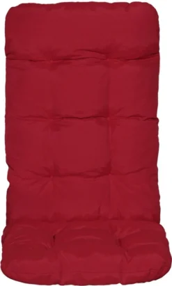 Beautissu Flair HL Set De 2 Coussins De Jardin à Dossier Haut - Coussin Pour Meubles De Jardin - Coussin D'Assise 120x50x8 Cm Rouge - Coussins De Jardin En Qualité Coussin Matelas -Jardin Meubles Magasin 721x1200 9