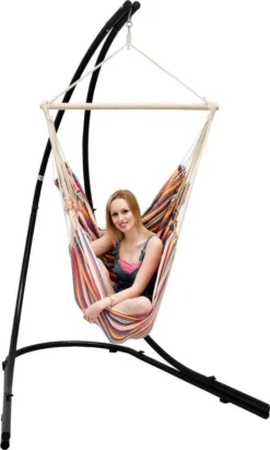 Xxl Chaise Suspendue Avec Cadre Chaise Suspendue Pour 2 Fauteuils Suspendus Chaise Suspendue Rayures Colorées -Jardin Meubles Magasin 722x1200 1
