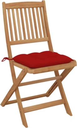 Prolenta Premium - Chaises De Jardin De Jardin 8 Pcs Pliables Avec Coussins En Bois D'acacia Massif -Jardin Meubles Magasin 722x1200 5