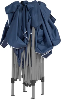 Tente De Réception Easy Up - Tente De Fête - Pavillon - Tente De Fête Pliable - Tente De Fête 3x3 - Tente De Fête Avec Parois Latérales - Chariot Inclus - Étanche - Protection UV 50+ - 16 Kg - Acier - Blauw - 300 X 300 Cm -Jardin Meubles Magasin 738x1200 2