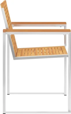 Prolenta Premium - Chaises De Jardin De Jardin 6 Pcs Teck Massif Et Acier Inoxydable -Jardin Meubles Magasin 751x1200 2