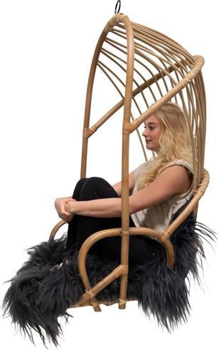 Moodadventures | Chaises Suspendues | Chaise Suspendue The Vintage Dark Rattan | Capacité De Charge 200 Kg. 6 Moodadventures | Chaises Suspendues | Chaise Suspendue The Vintage Dark Rattan | Capacité De Charge 200 Kg. – Image 6