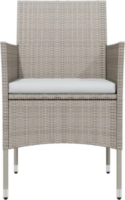 La Dolce Vita - Salon De Jardin 5 Pièces - Salon De Terrasse - Salon De Jardin Avec Chaises Et Table - Salon De Plein Air Avec Coussins Beiges Et Noirs -Jardin Meubles Magasin 752x1200 10