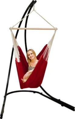 Xxl Chaise Suspendue Avec Cadre Chaise Suspendue Pour 2 Fauteuils Suspendus Chaise Suspendue Bordeaux Rouge -Jardin Meubles Magasin 754x1200