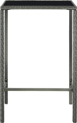 La Dolce Vita - Table 3 Pièces GardenBar Avec Chaises - Meuble Bar - Meuble Bar - Meuble D'angle Bar - Table Haute Avec Tabourets - Ensemble Bistro Avec Table Et Chaises Avec Coussins Polyrotin Gris 11 La Dolce Vita - Table 3 Pièces GardenBar Avec Chaises - Meuble Bar - Meuble Bar - Meuble D'angle Bar - Table Haute Avec Tabourets - Ensemble Bistro Avec Table Et Chaises Avec Coussins Polyrotin Gris -Jardin Meubles Magasin 754x1200 3