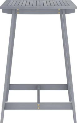 Ensemble De Bar De Jardin Premium - Ensemble De Bar De Jardin 3 Pièces Bois D'acacia Massif Gris -Jardin Meubles Magasin 758x1200 4
