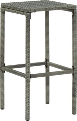 Ensemble De Bar De Jardin Premium - Bar De Jardin 7 Pièces Avec Coussins Poly Rotin Gris -Jardin Meubles Magasin 759x1200 1