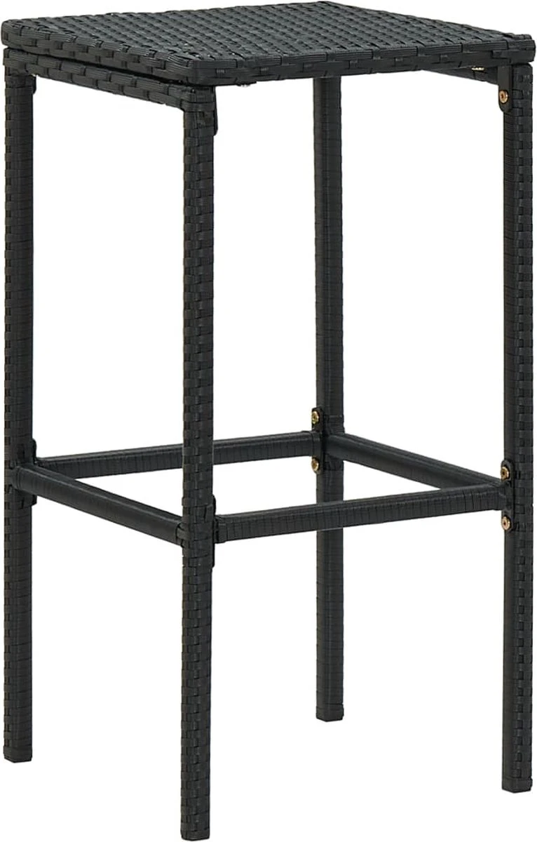 Prolenta Premium - Ensemble De Bar De Jardin 8 Pièces Avec Coussins Polyrotin Noir 3 Prolenta Premium - Ensemble De Bar De Jardin 8 Pièces Avec Coussins Polyrotin Noir – Image 3