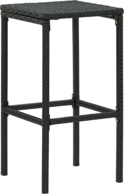 Prolenta Premium - Ensemble De Bar De Jardin 4 Pièces Avec Coussins Poly Rotin Noir -Jardin Meubles Magasin 766x1200 8